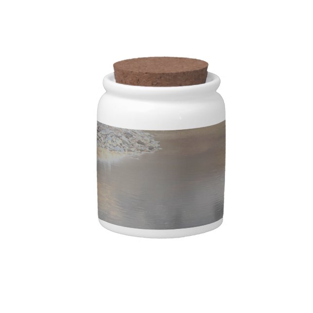 Light house in Cascais Portugal Candy Jar (Front)