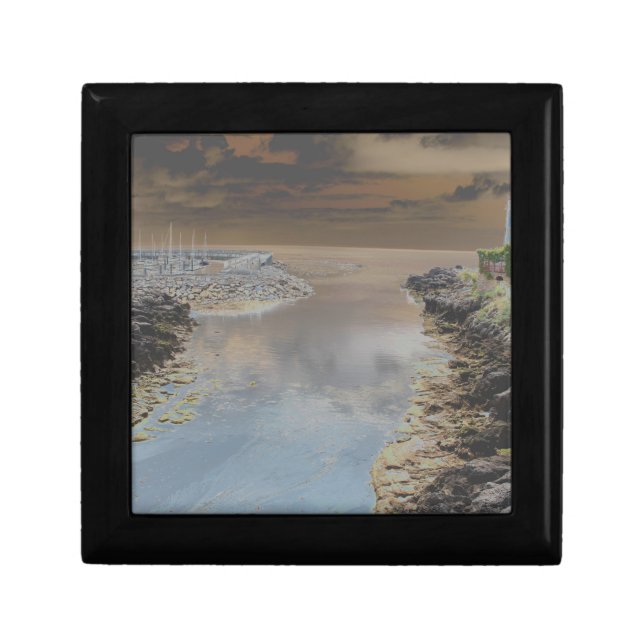 Light house in Cascais Portugal Gift Box (Front)