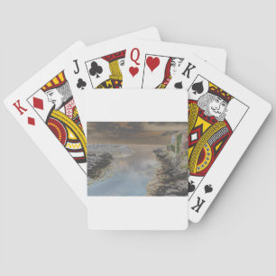 Light house in Cascais Portugal Poker Cards