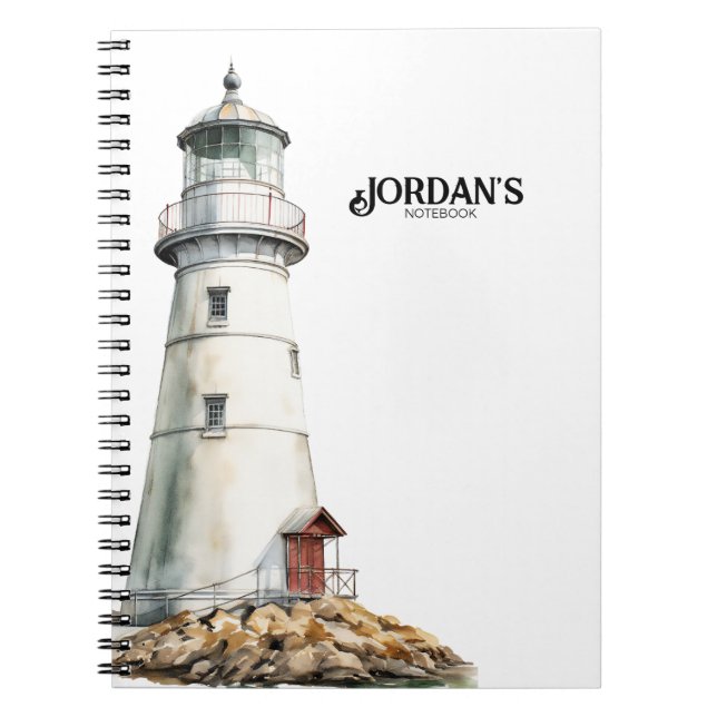 Light house lightbrown 1  notebook (Front)
