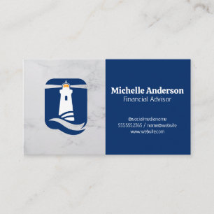 Light House Logo   Corporate Business Card