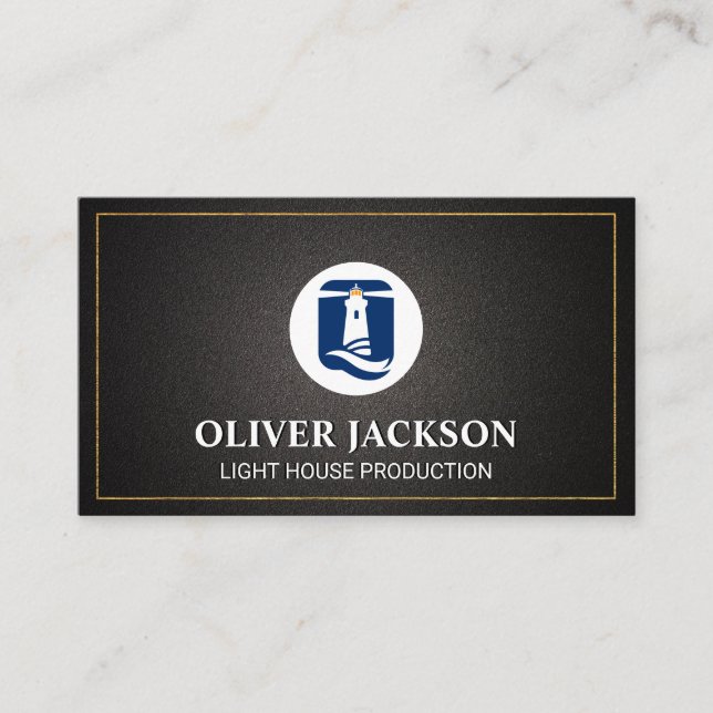 Light House Logo | Corporation Business Card (Front)