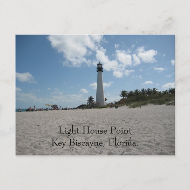 Light House Point Key Biscayne Postcard (Front)