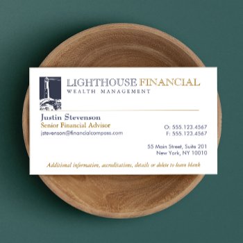 Light House Professional Business Card by sm_business_cards at Zazzle