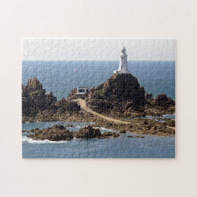 Light House Tower Jersey Isle. Jigsaw Puzzle (Horizontal)