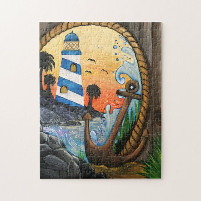 Light House View Jigsaw Puzzle (Vertical)