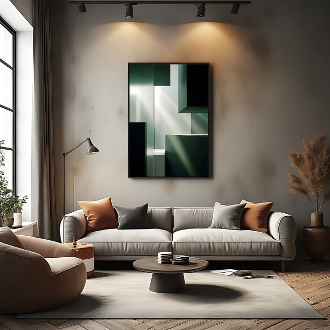 Light in Geometry Canvas Print (Creator Uploaded)