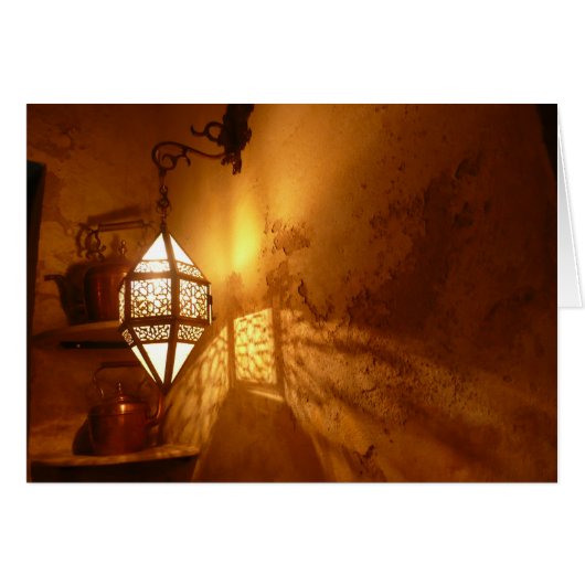 Light in Moroccan Kitchen Cards (Front Horizontal)