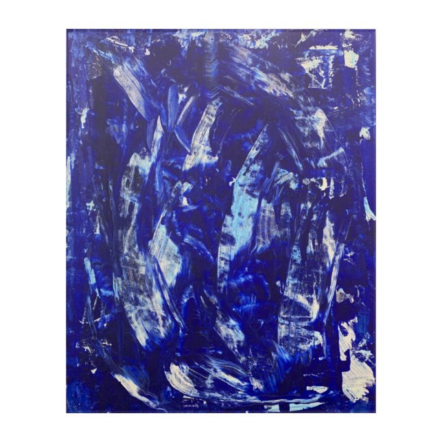 Light in the Blue Sea Acrylic Print (Front)