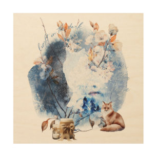 Light In The Dark Winter Solstice Magic Wood Wall Art