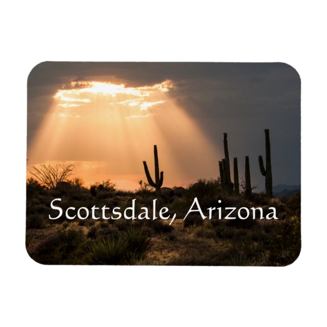 Light in the Desert Scottsdale, Arizona Magnet (Horizontal)