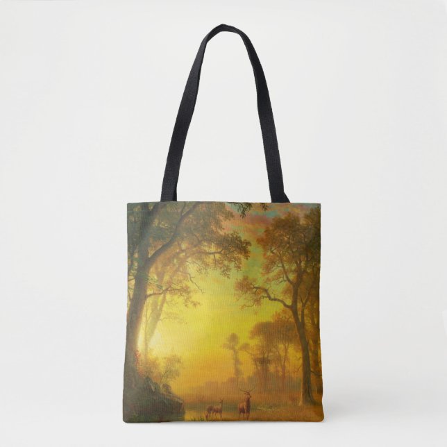 Light in the Forest Tote Bag (Front)