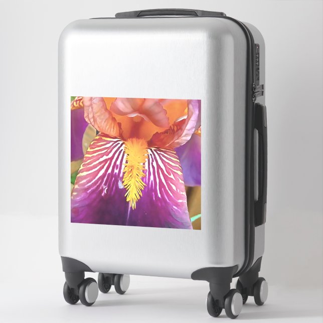 Light Iris Macro Artistic Abstract Sticker (Suitcase)