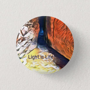 Light is Life- Coast Stony Crevasse Button