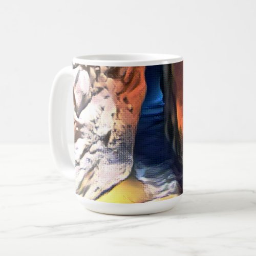 Light is Life _ Coastal Cave Seascape Beach Coffee Mug