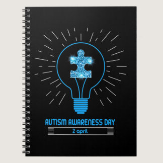 Light It Up Blue Autism Awareness Outfit for Men,  Notebook