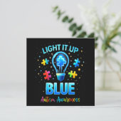 Light It Up Blue Autistic Autism Awareness (Standing Front)