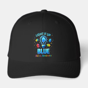Light It Up Blue Autistic Autism Awareness