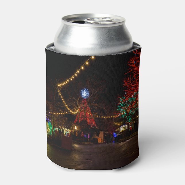 Light It Up For Christmas Can Cooler (Can Front)