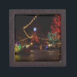 Light It Up For Christmas Gift Box<br><div class="desc">Colorful Christmas lights brightening the cold winter night at Silver Dollar City in Branson Missouri, United States. The 5 story tall Christmas tree is in the center of it all. Looking for more prints or products? Feel free to visit my store: http://www.zazzle.com/timelessmomentsphtgy This photo was taken by Jennifer White with...</div>