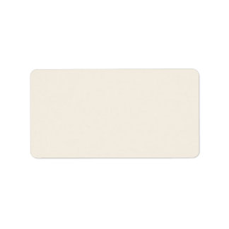 Light Ivory Beige Solid Trend Color Background Label