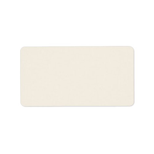 Light Ivory Beige Solid Trend Color Background Label