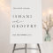 Light Ivory Modern Minimal Wedding Welcome Sign 