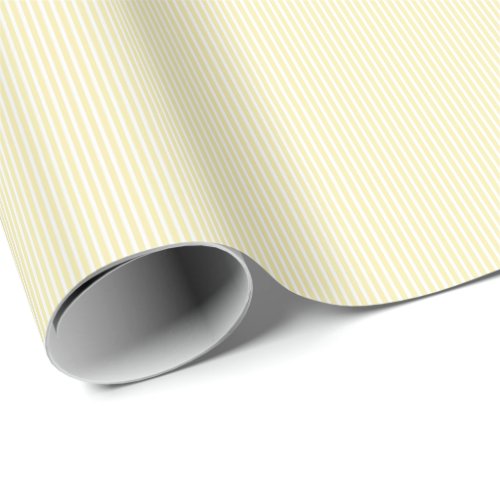 Light Ivory White Stripes Patterns Elegant Classy Wrapping Paper