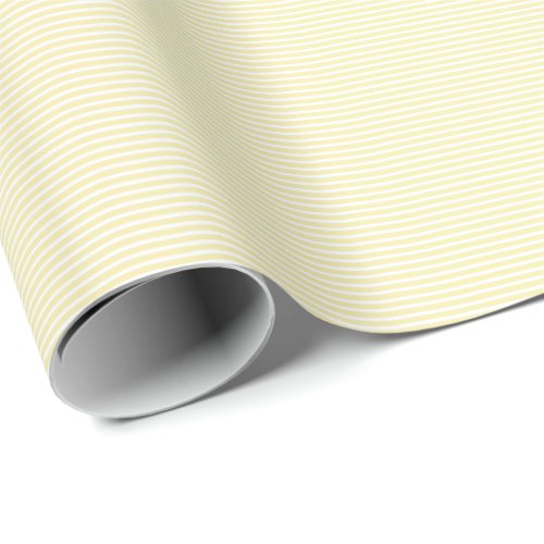 Light Ivory White Stripes Patterns Elegant Stylish Wrapping Paper