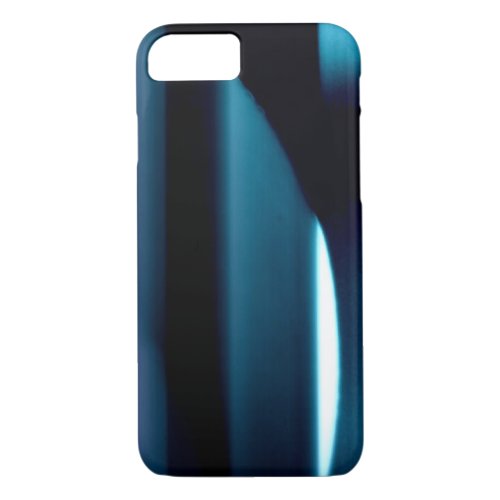 Light l Modern Black_Blue_White Abstract iPhone 87 Case