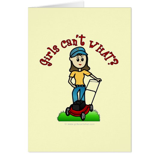 Light Lawn Care Girl (Front)