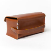 Light Leather Toiletry Kit with Monogrammed Handle (3/4)