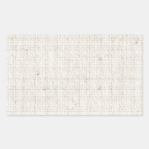 Light Linen Background Rectangular Sticker