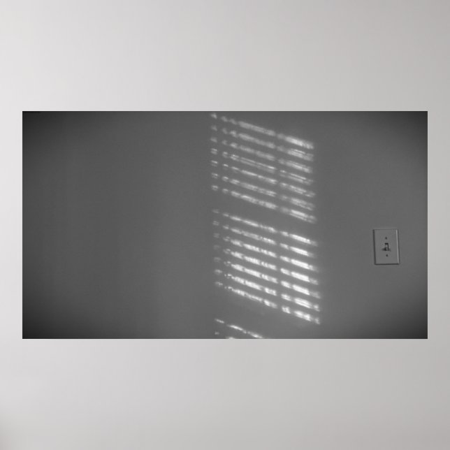 Light & Lines - noir,  Poster (Front)