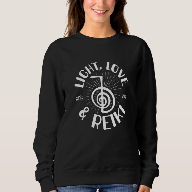 Light Love & Reiki Sweatshirt (Front)