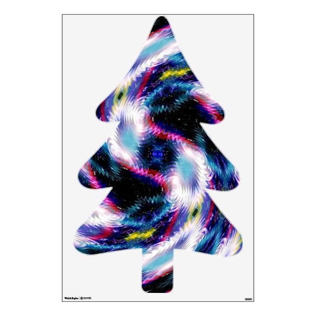 Light Magical Pine tree (Fir tree) Wall Sticker (Front)