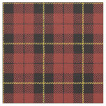 Light maroon red plaid yellow/gold/black stripe fabric