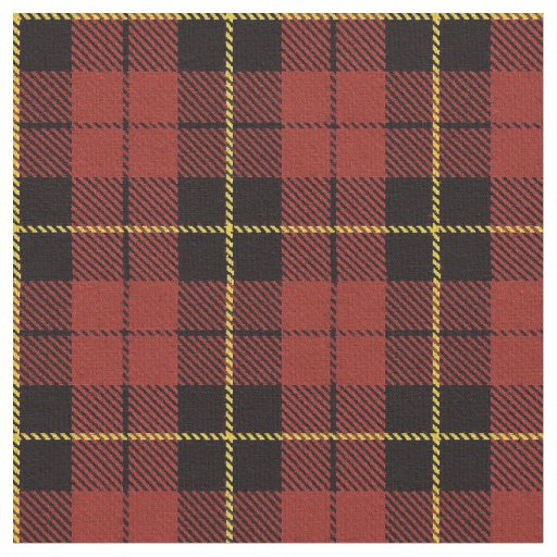 Light maroon red plaid yellow/gold/black stripe fabric