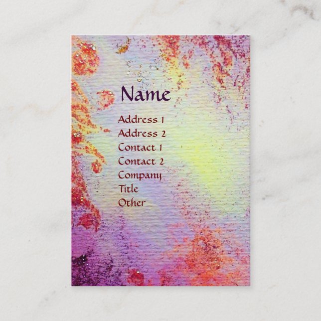 LIGHT  MEMORIES MONOGRAM BUSINESS CARD (Front)