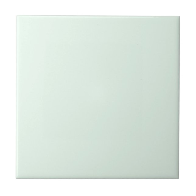 Light Mint Green Color Tile (Front)
