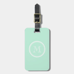 Light Mint Green High End Colored Luggage Tag