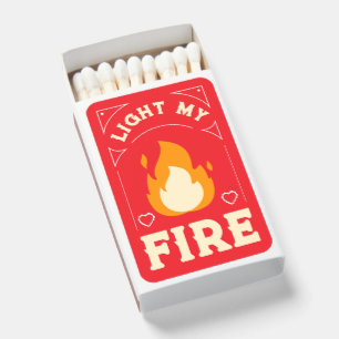 "Light My Fire" Bachelorette Party Matchboxes