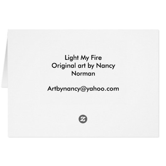 Light My Fire Cards (Back Horizontal)