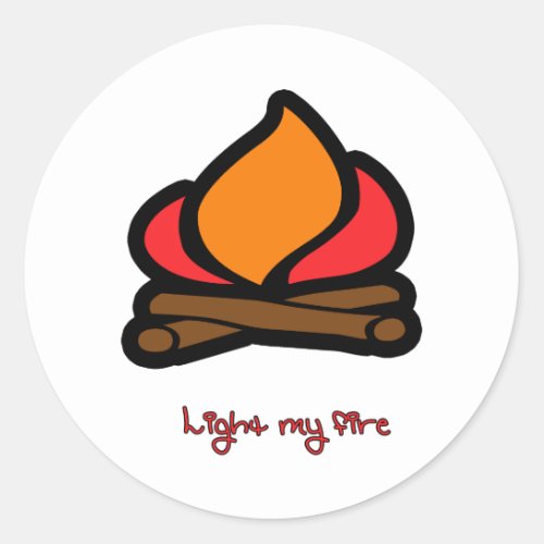 Light My Fire Classic Round Sticker