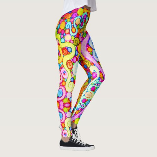 Light Neon Coils Leggings