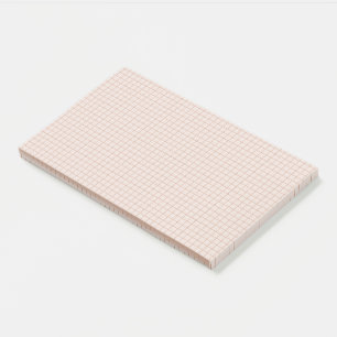 Light Neutral Grid Post-It Notes