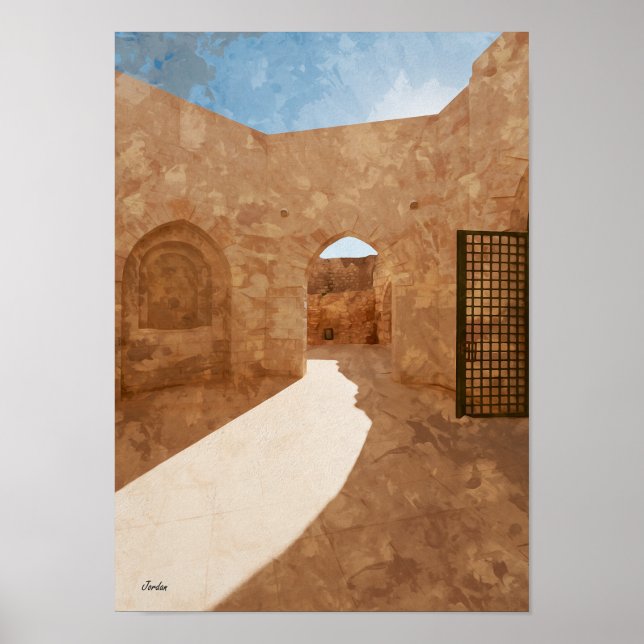 Light of Arch in Jordan Poster (Front)