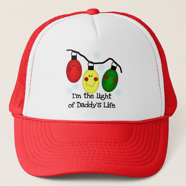 Light of Daddy's Life Holiday Tshirts and Gifts Trucker Hat (Front)