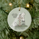 Light of Mine Ceramic Ornament