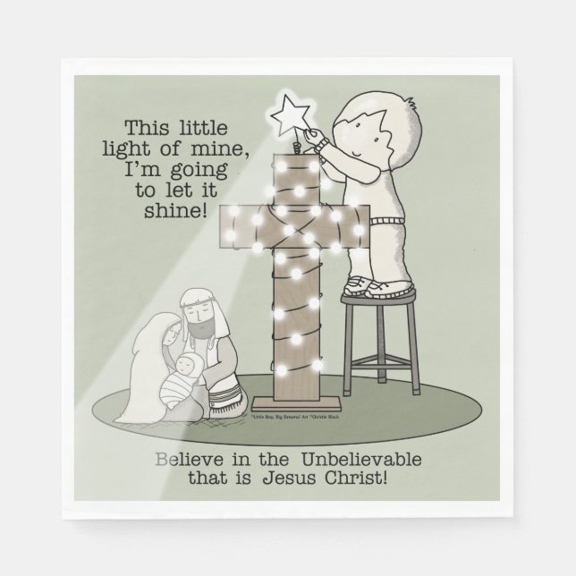 Light of Mine Napkins (Front)